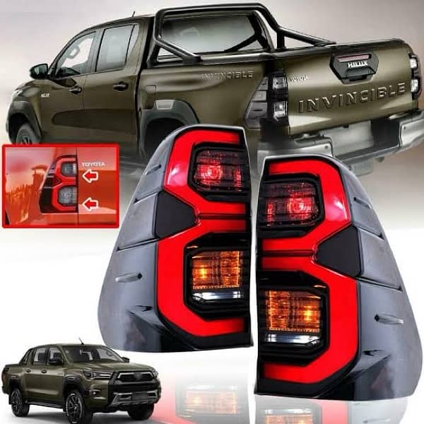 Rear Light Assemblies for Toyota Hilux and glass 0