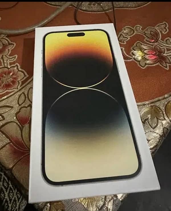 I phone 14pro Max 128gb jv Golden color 0