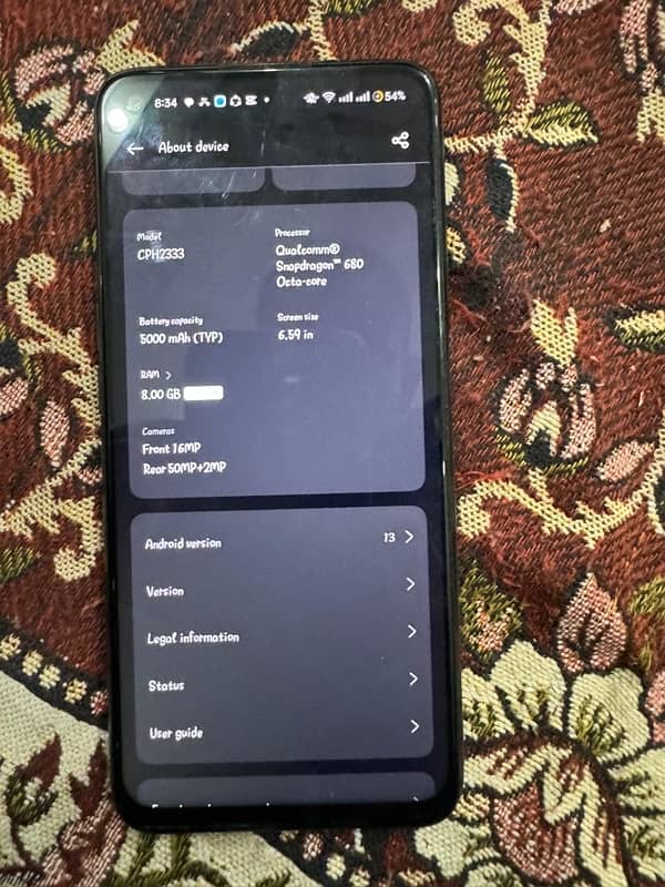 oppo a96 best condition 6