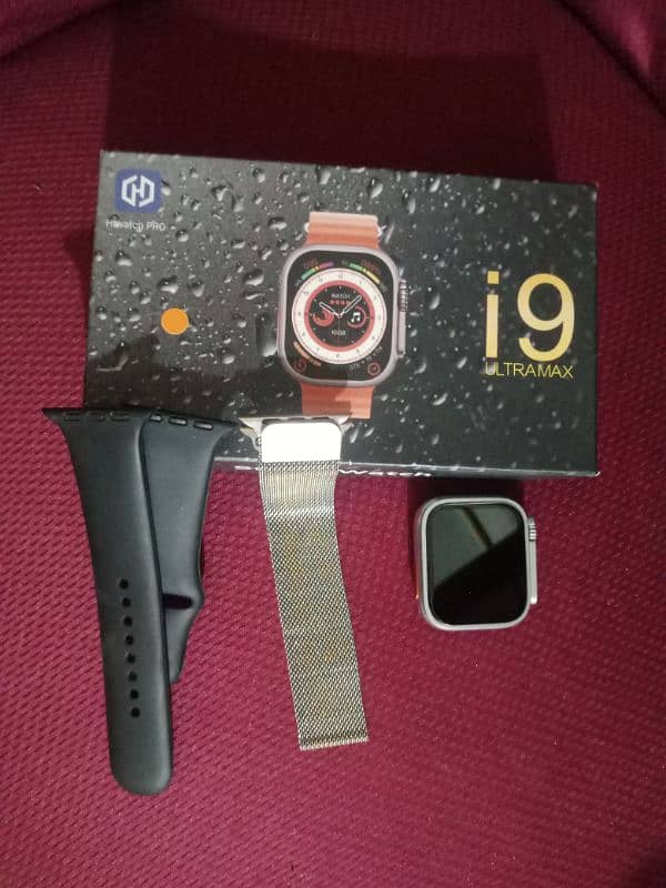 GREY TAITENIUM I9 ULTRA MAX 45 MM DISPLAY WITH PROTECTOR 0