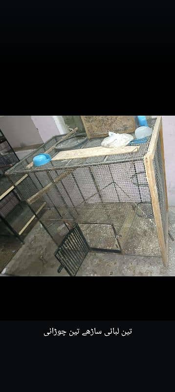 totally 5. . Cage. . for sale. . 2 month use 3