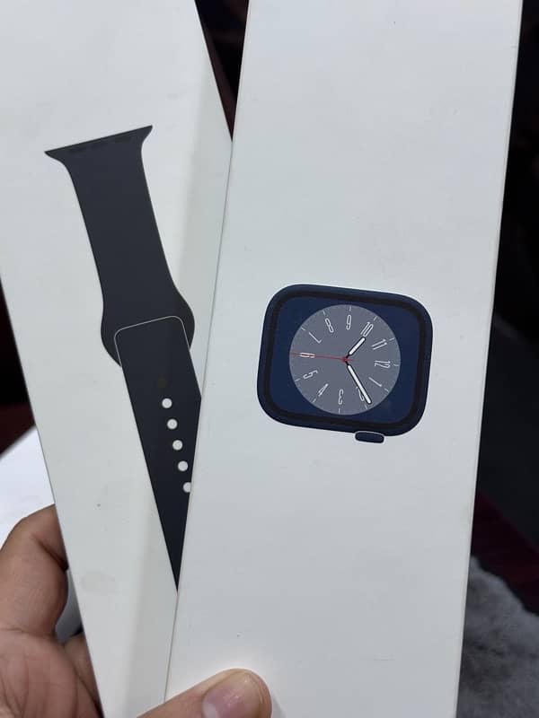 Apple Watch Series 8 Non Active Box Pack Midnight Aluminium 1