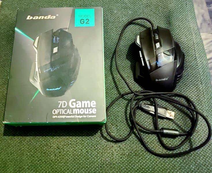 Banda G2 Gaming Mouse RGB 5500DPI 7D Optical Mouse 1