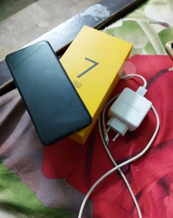 realme 7 pro 8gb 128gb. . . . Box charger available Exchange possible hy 0