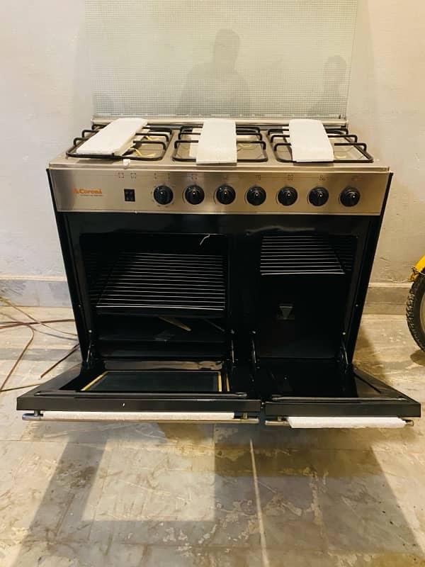 Brand new 5 Burners Glass top Cooking Range 5