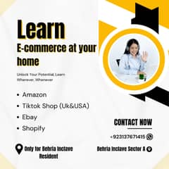 Learn E commerce at your home