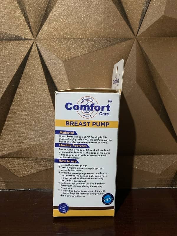 COMFORT CARE BREAST PUMP 1