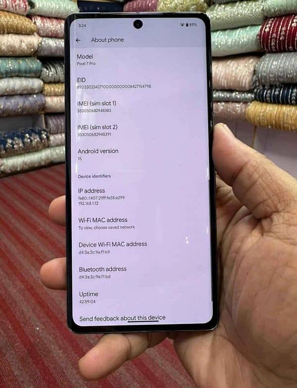 Google Pixel 7 Pro (sim Time available) 2