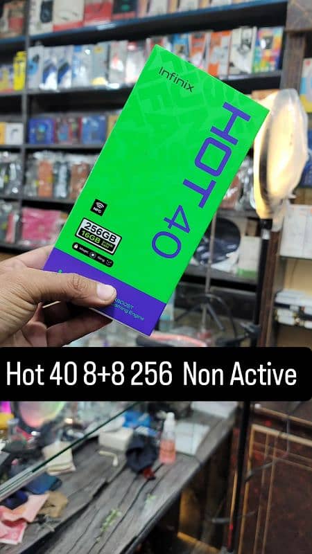 infinix Hot 40 8+8 256 Non active phone 0