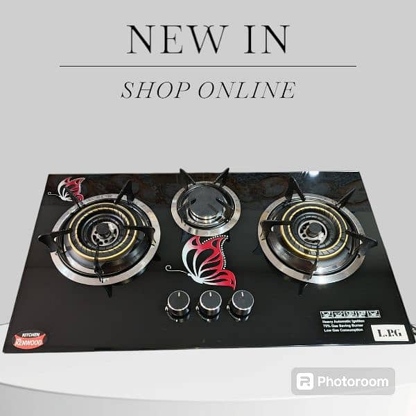 Glass gas hob China burner 1