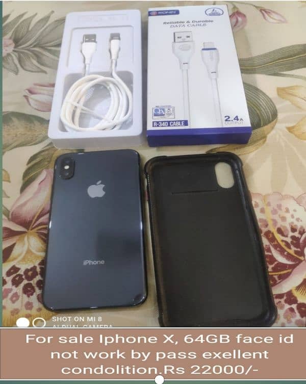 I phone X ,, 64gb 0