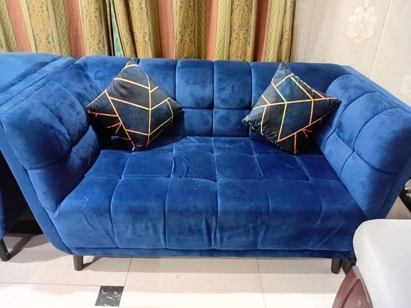 6 seater sofa / sofa / valvet sofa / sofa set / furniture 1