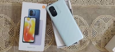 Redmi 12C 4+128Gb With Box Charger Orignal 10/10 conditon with Warnty