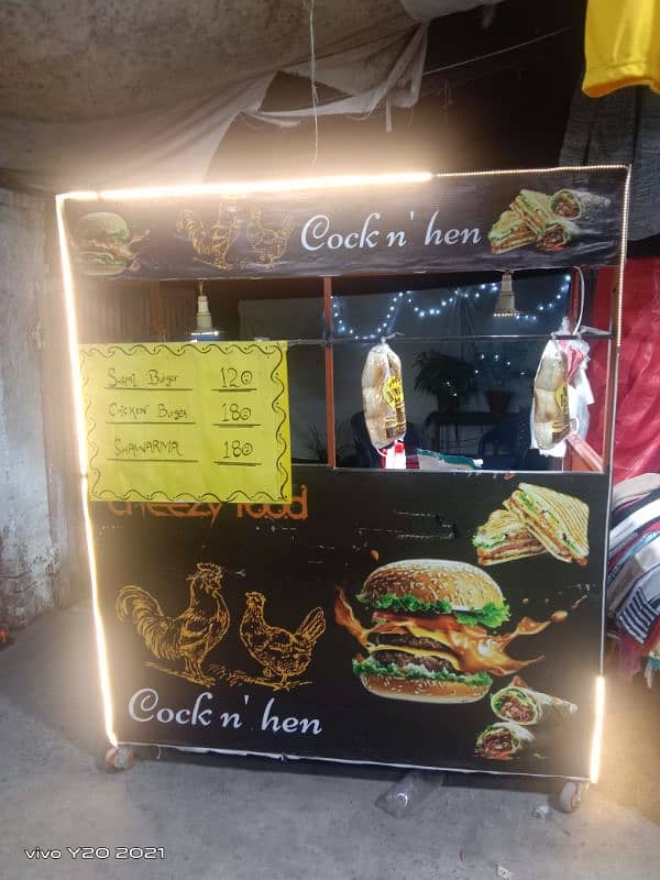 Burger Shawarma Counter For Sale 0