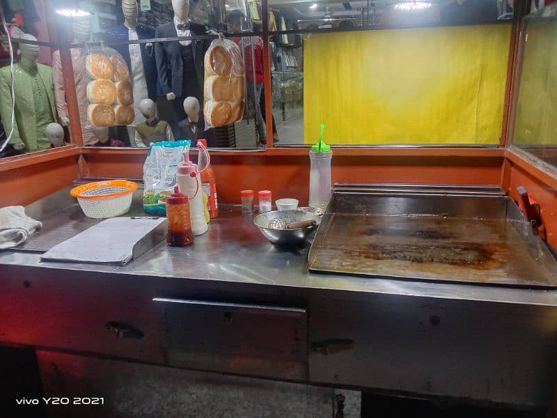 Burger Shawarma Counter For Sale 2