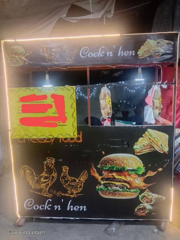 Burger Shawarma Counter For Sale 4