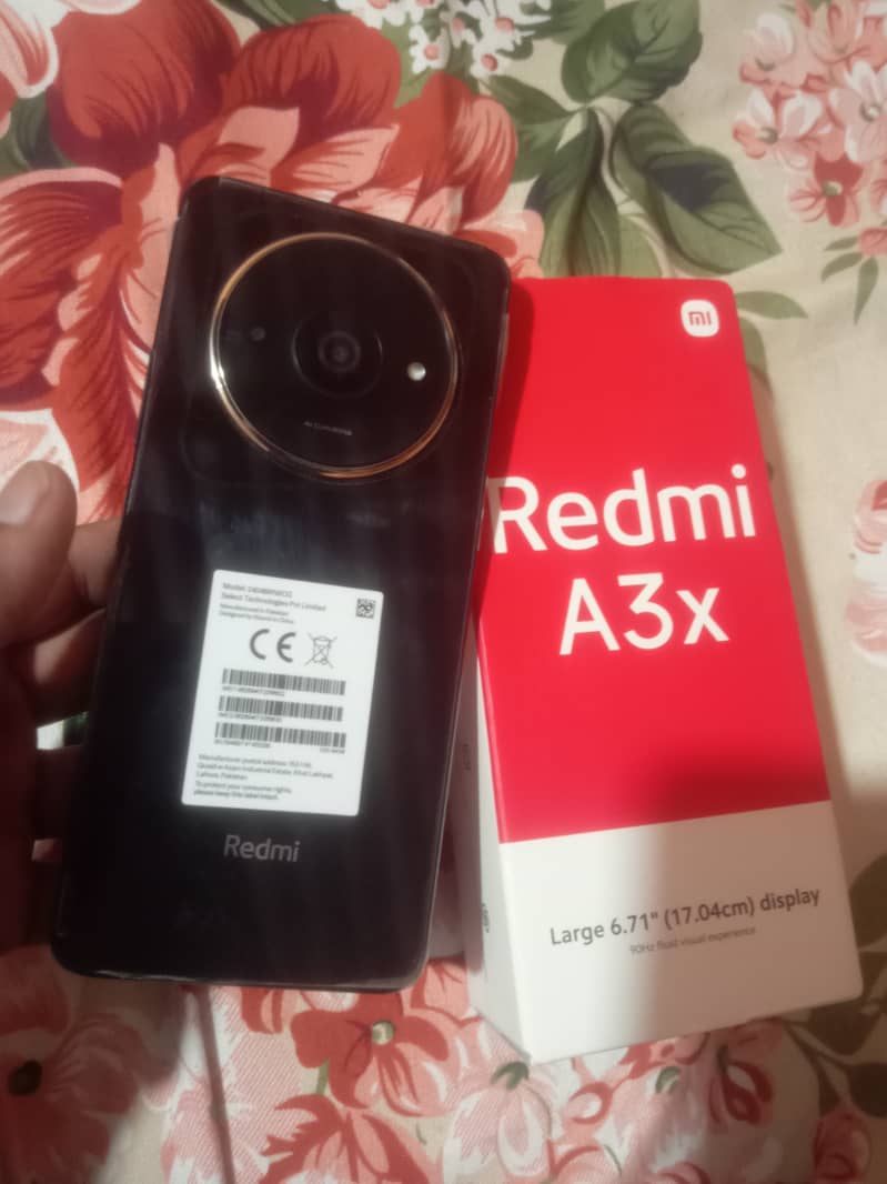 Redmi a3x. . with box 10 mant waranti 1