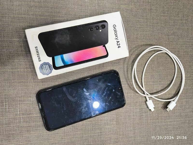 Samsung Galaxy A24 4G | used | Dual Sim | PTA | 8/128 | Scratchless 2