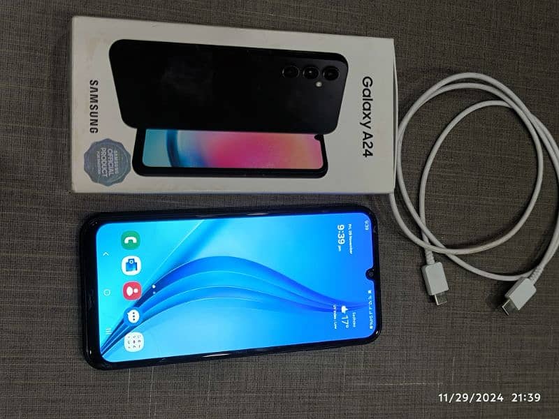 Samsung Galaxy A24 4G | used | Dual Sim | PTA | 8/128 | Scratchless 4