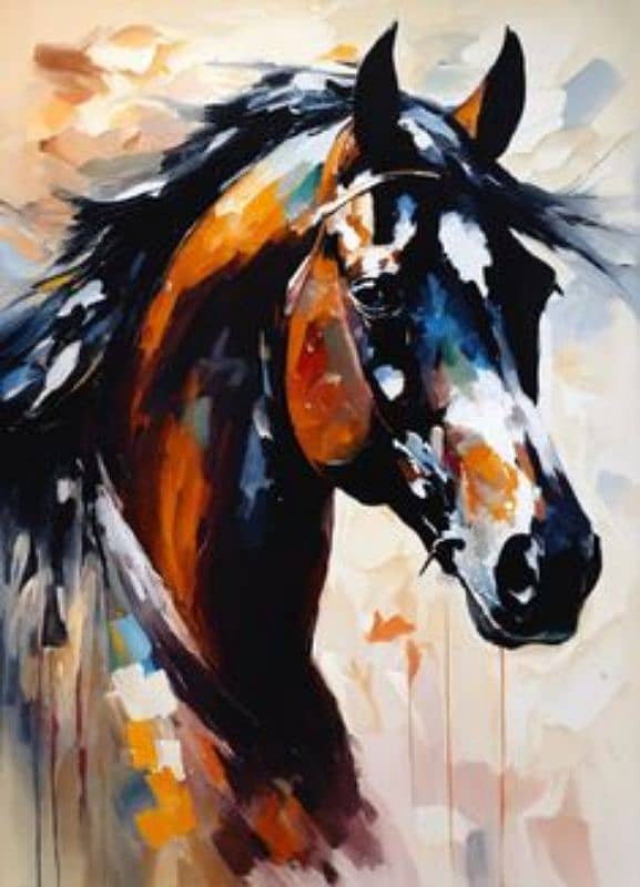 Custome horse paintings 6