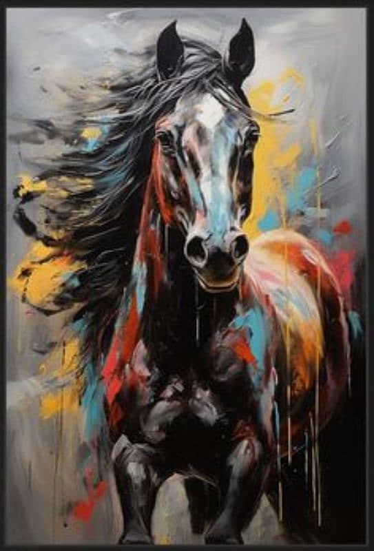 Custome horse paintings 7