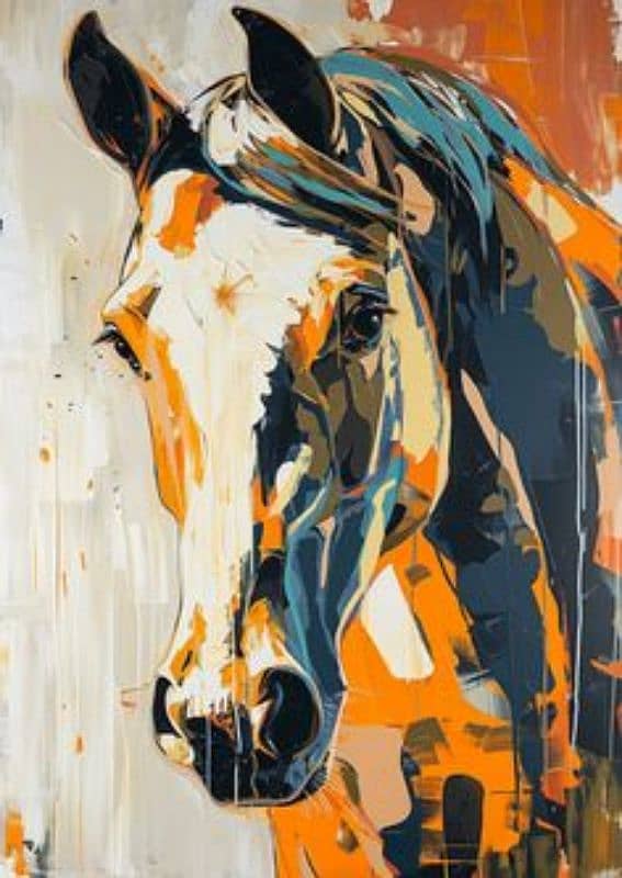 Custome horse paintings 8