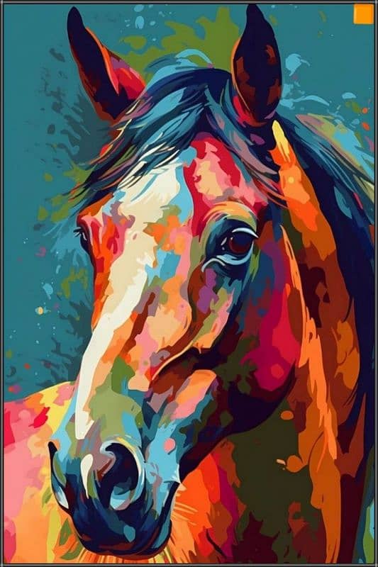 Custome horse paintings 9