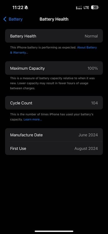 Iphone 15 pro max pta approve 100% battery 1