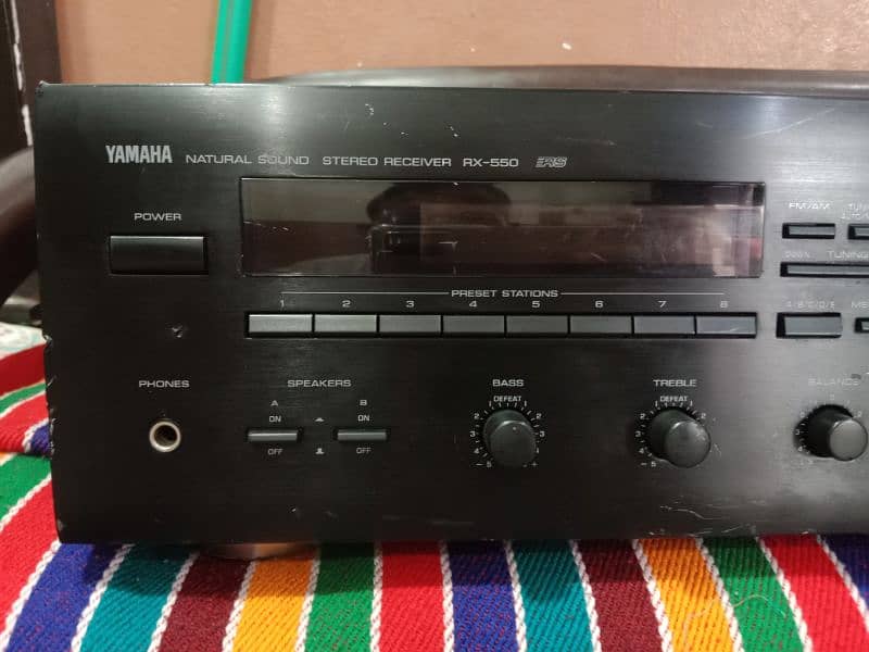 Yamaha stereo amplifier model RX 550 v110 1