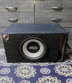 BOSHMAN 12" WOOFER + BOX { CAR SOUND SYSTEM AMPLIFIER SPEAKER }