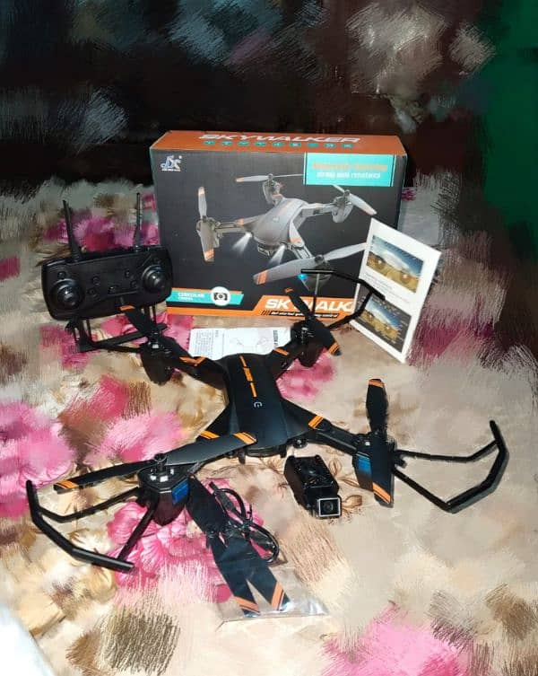 sky walker drone full ok and new full box pack and parking 2