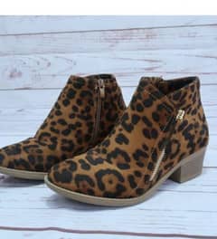 A rider womens boots cheetah print