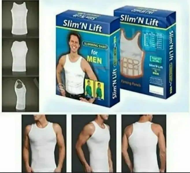 Slim n Lift slimming vest / body shaper for men 2