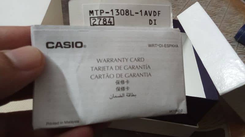 Casio watch MTP-1308 few days used 7