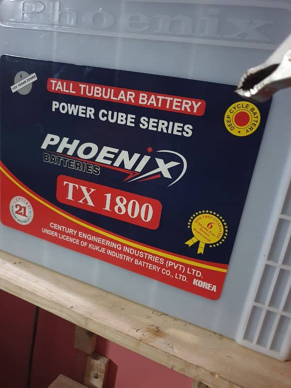 phoenix tx1800 battery 12v VIP backup 4