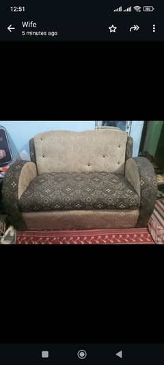 Seven seater sofa