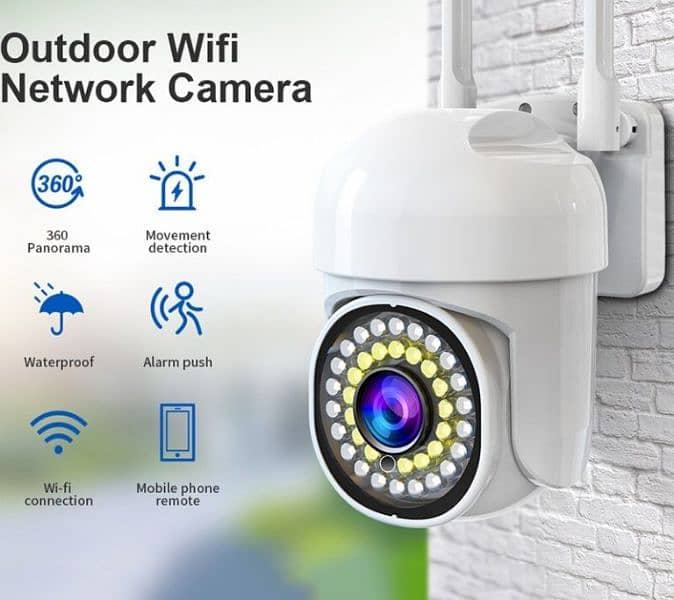 Wireless AI Human Detection Security Camera 0