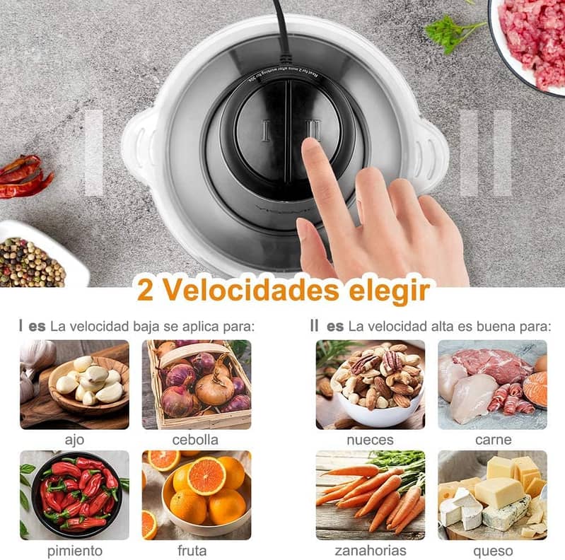 YISSVIC Multifunctional Stainless Steel Mini Food Processor 500W 2