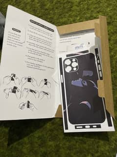 Ip 12 pro customised skin, for bat cat lovers ( brand new )