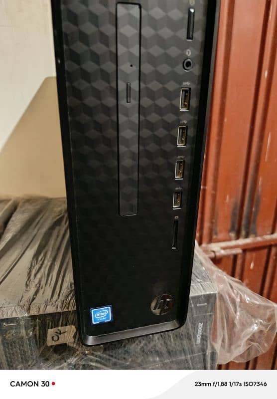 HP slim desktop 10 th genceleron processor 1