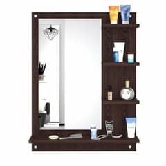 Wall Mount Drasing Mirror With Shelf Mekup Itam Hold