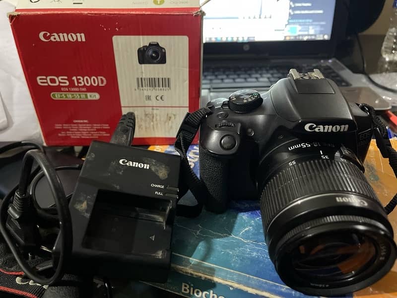 Canon EOS 1300D with Box 13