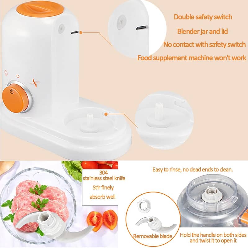 EEYZD Baby Food Maker Multifunctional For Infants and Toddlers 9