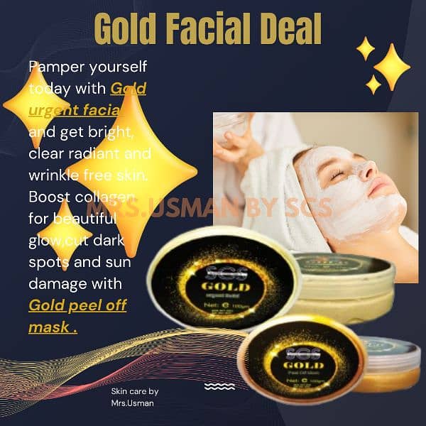 gold urgent facial kit 0