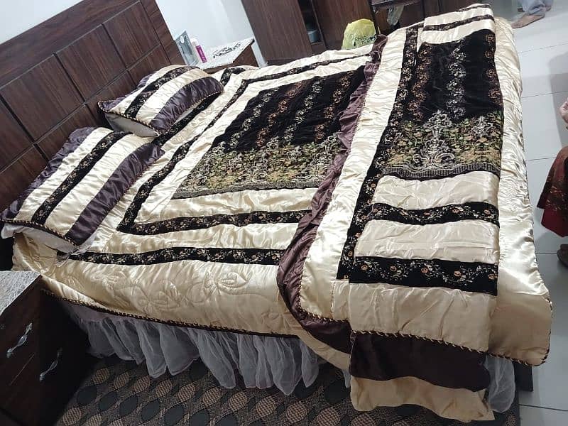 bridal bedsheet with comforter 1