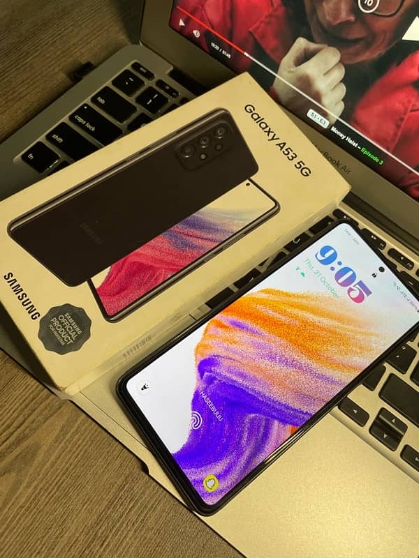 Samsung Galaxy A53 5G PTA OFFICIAL With Box 4