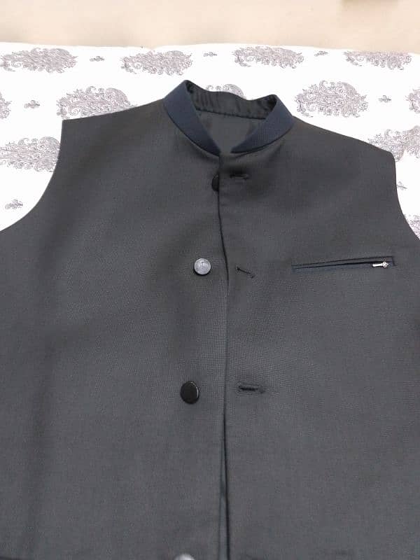 Almirah Grey Waist Coat Mens 1