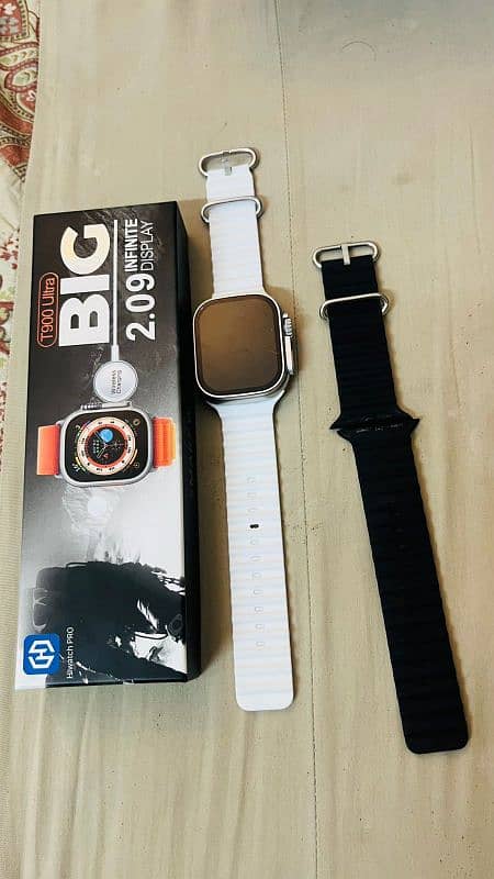 T900 Ultra Smart Watch And One extra Black Strap 2