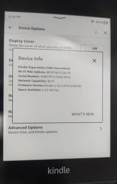 Kindle 10th Gen Paperwhite