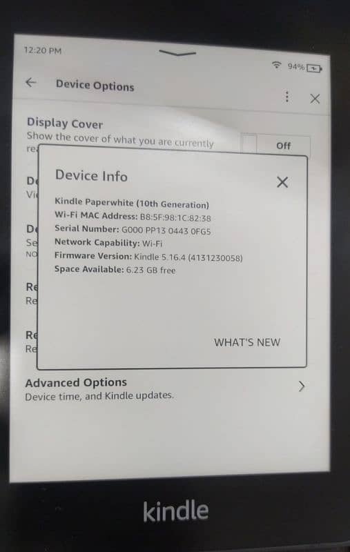 Kindle 10th Gen Paperwhite 0